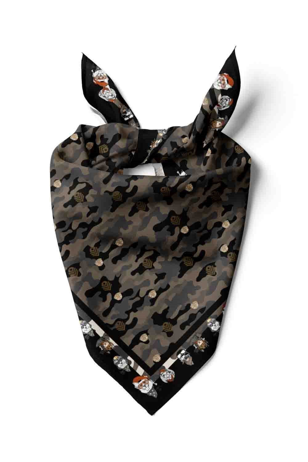 D5 Violla Köpek Bandanası Siyah 50x50