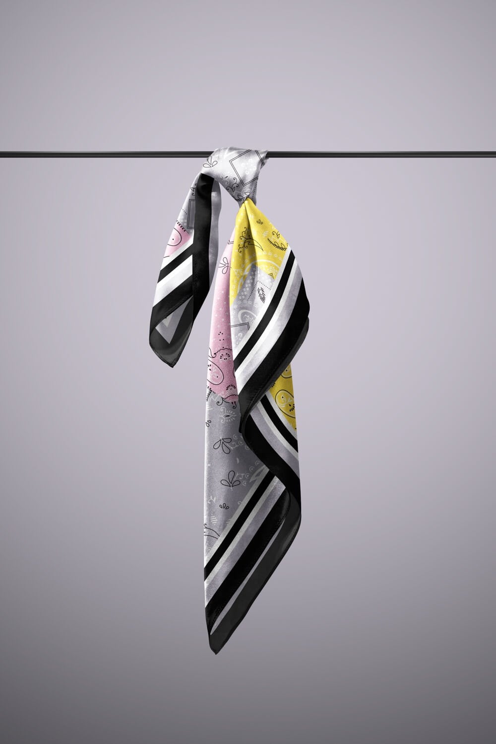 Violla F72 ŞAL TASARIMLI PATCHWORK  BANDANA  DG11986