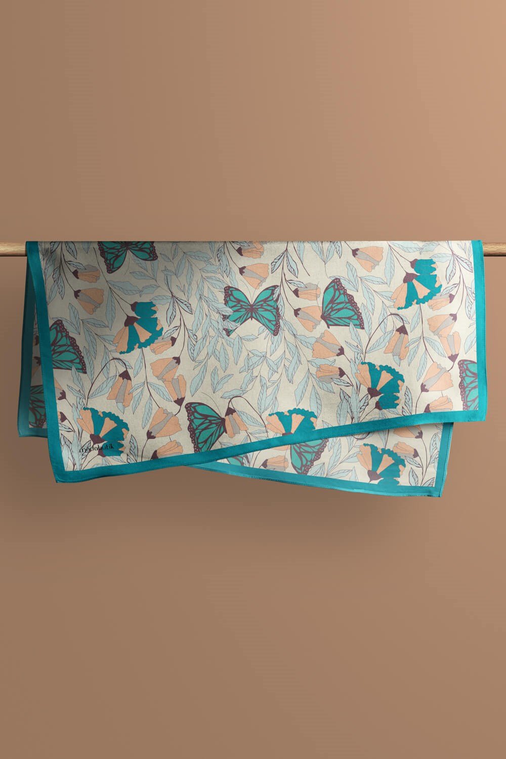 A119 Violla Kelebek Desenli Bandana