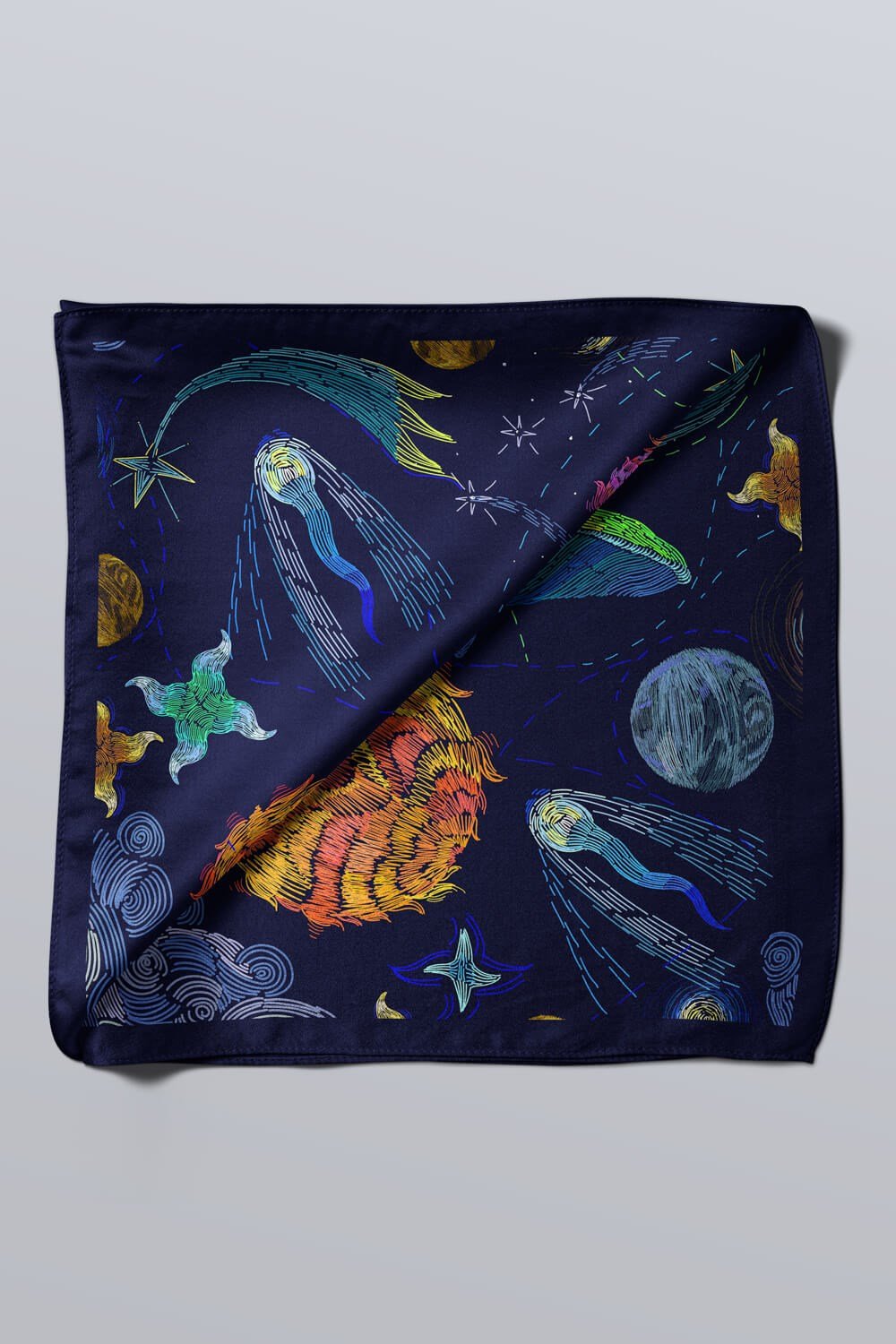 Violla Balina Desenli Bandana