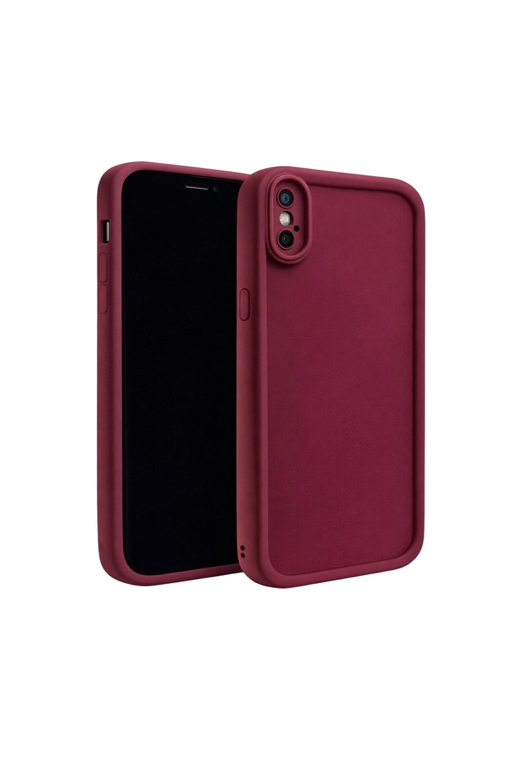 iPhone X / iPhone XS Kılıf – Kamera Çıkıntılı – Mat Silikon Telefon Kılıfı