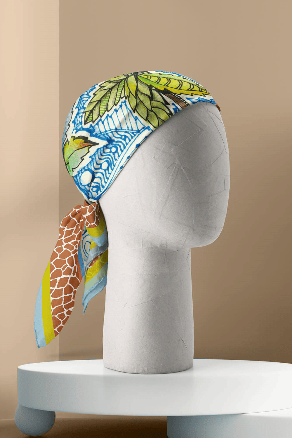 H33 KADIN DESEN BANDANA DG571