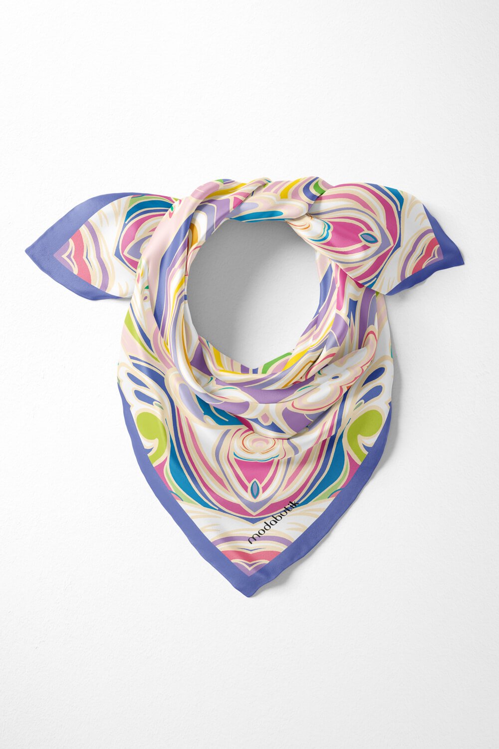 B95 Modabutik geometrik Desenli Bandana