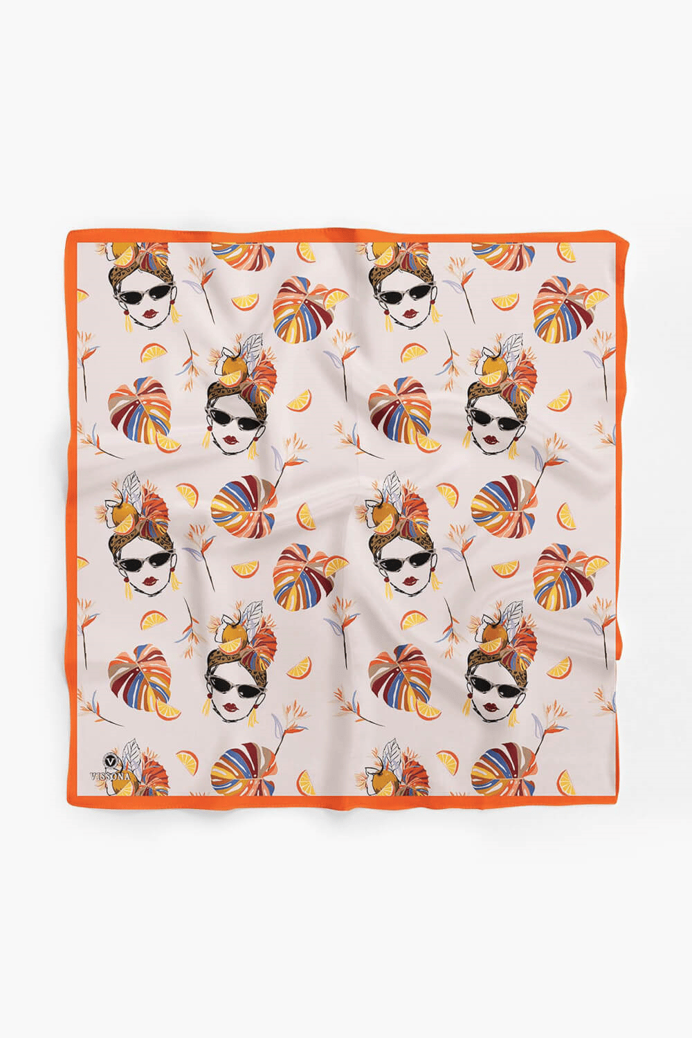 100% Silk Headscarf for Women - 22
