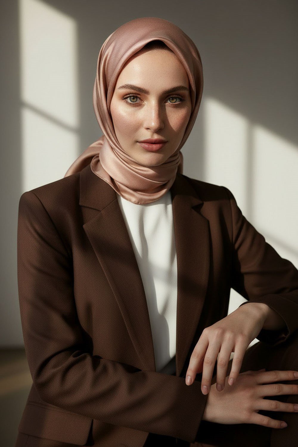 %100 Twill İpek Düz Soğan Kabuğu Renkli Daha Tok Exclusive Serisi 90x90 Eşarp Dikim Şekli : El Dikişi