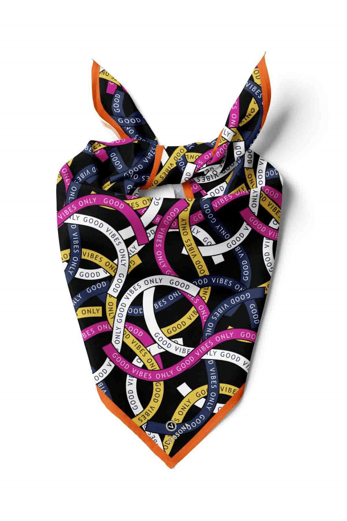 100% Silk Headscarf for Women - 22