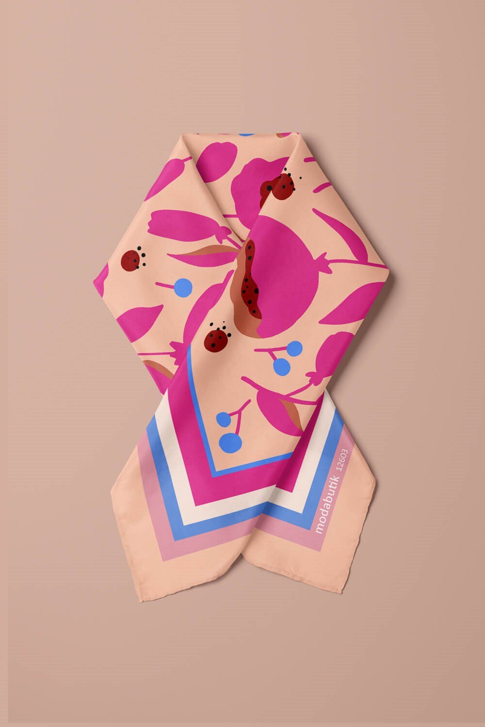 Violla F81 TRIBAL FLORAL TASARIMLI BANDANA