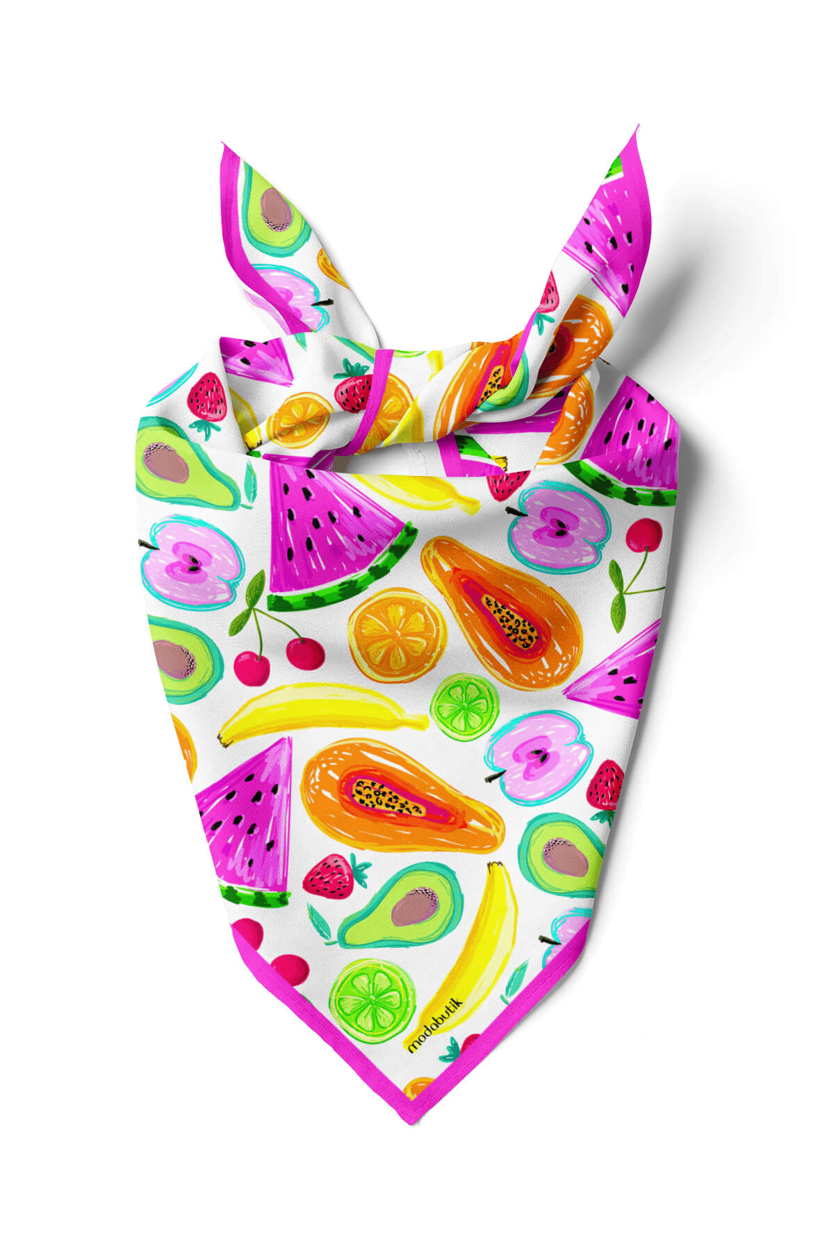 G96 Modabutik Meyve Desenli Bandana