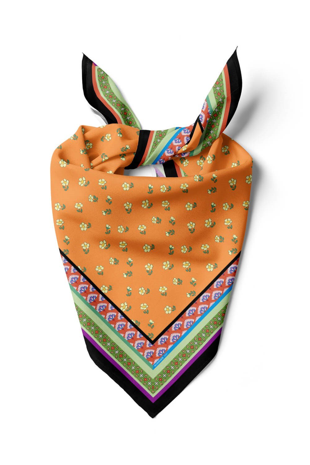 Violla B10 RETRO ÇITIR ÇİÇEKLİ BANDANA DG12423