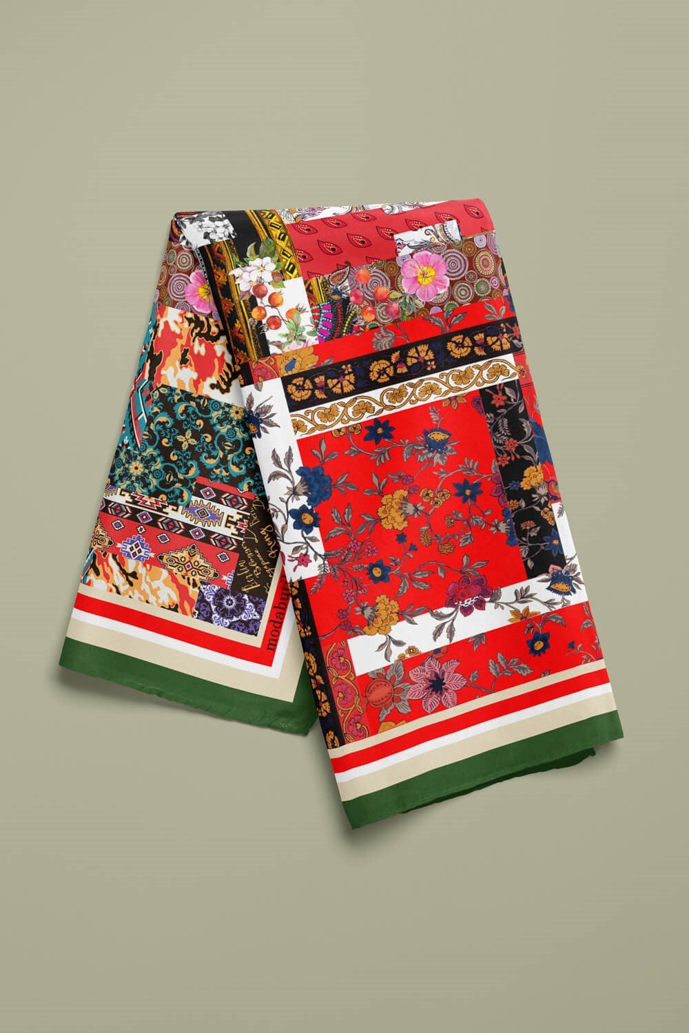 Violla F71 PATCHWORK FOLKLORIK  BANDANA  DG11988