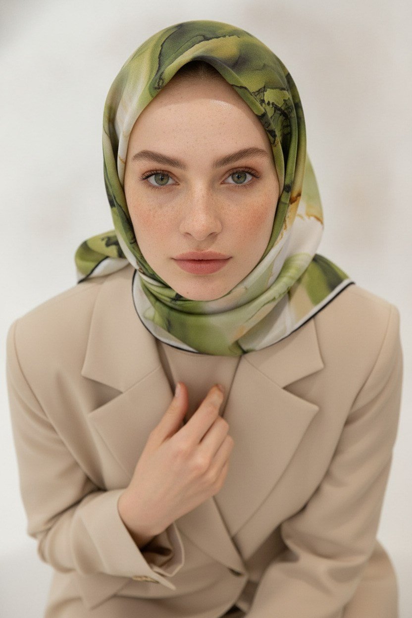 Twill İpek Eşarp