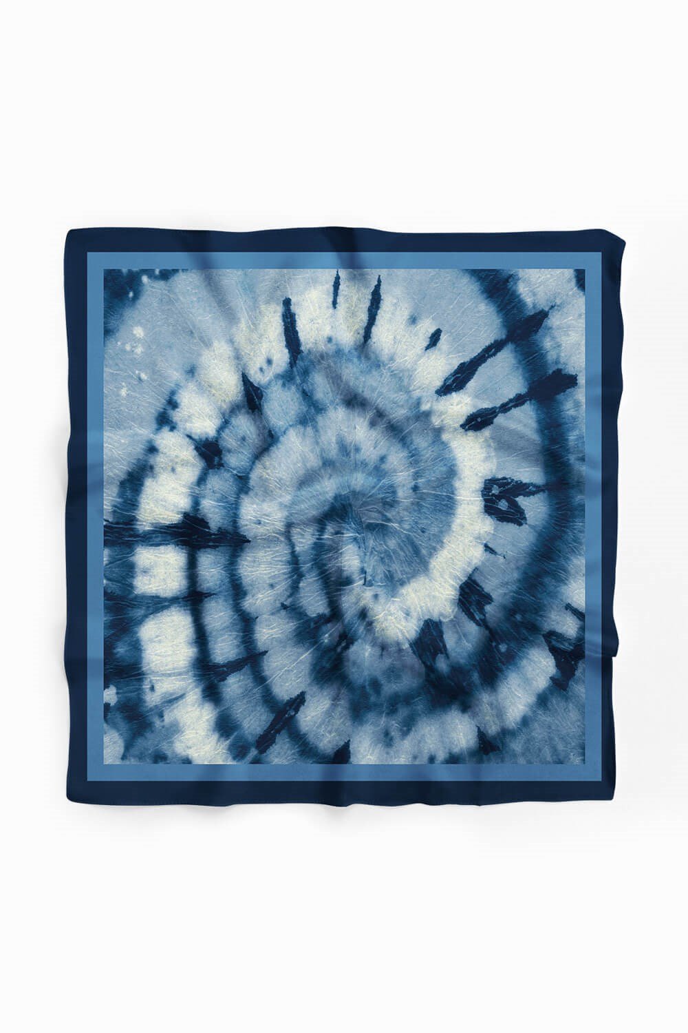 G49 Violla Desenli Saten Bandana