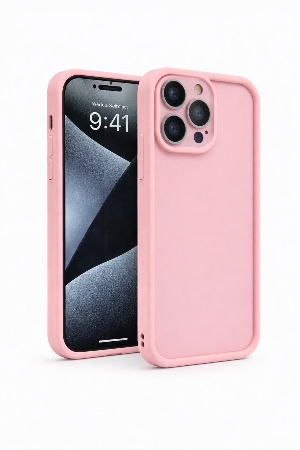 iPhone 15 Pro Max Kılıf – Kamera Çıkıntılı – Mat Silikon Telefon Kılıfı
