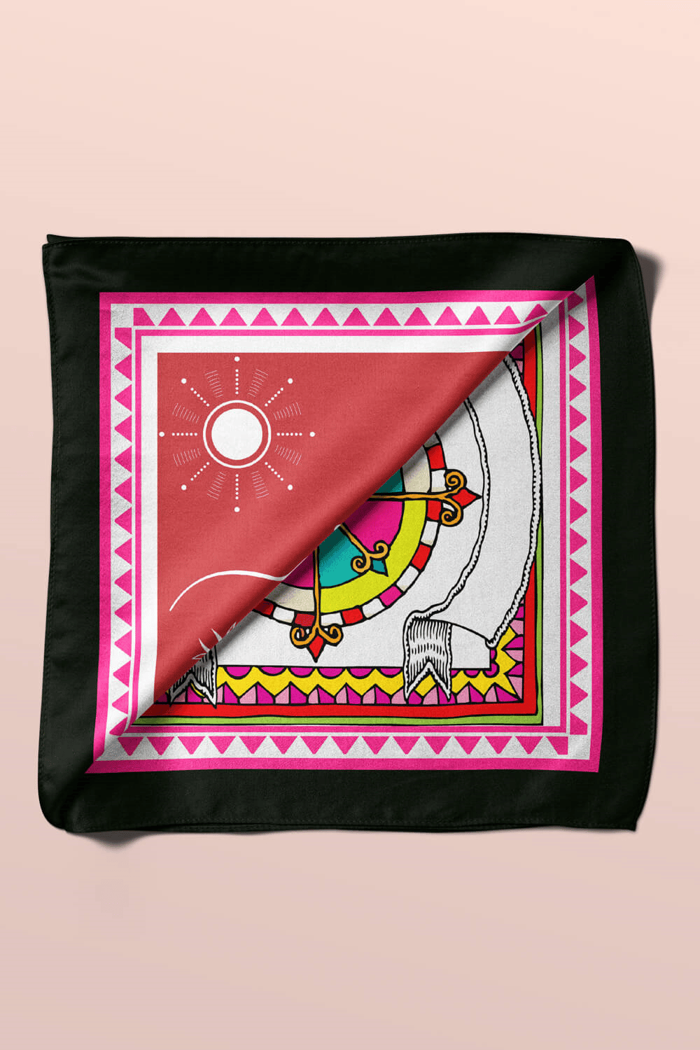 D19 ÇİZGİ DESENLİ BANDANA