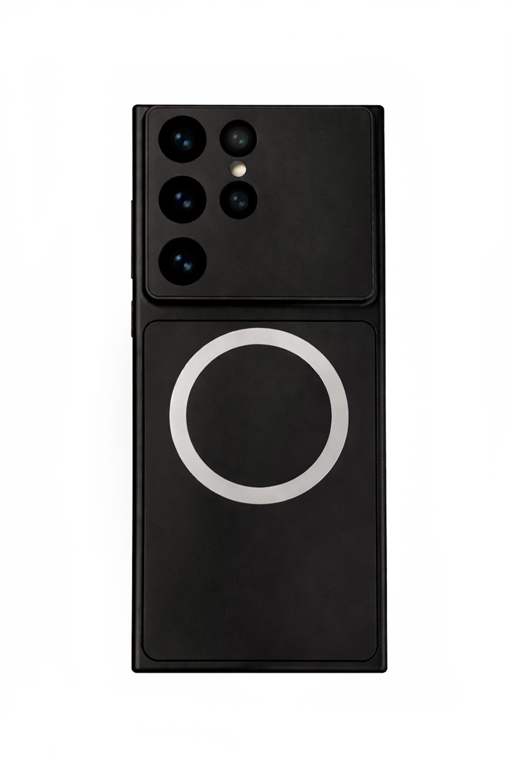 Samsung Galaxy S24 Ultra Uyumlu Kamera Korumalı Magsafe Wireless Şarj Özellikli Full Glass Arka Kapak