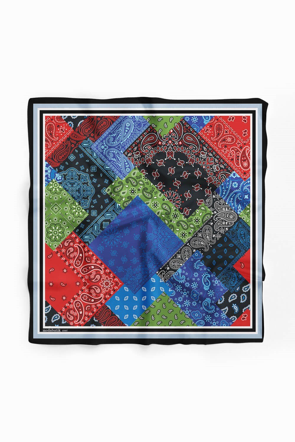 Violla F76  PATCHWORK  ŞAL DESENLİ BANDANA  DG11987