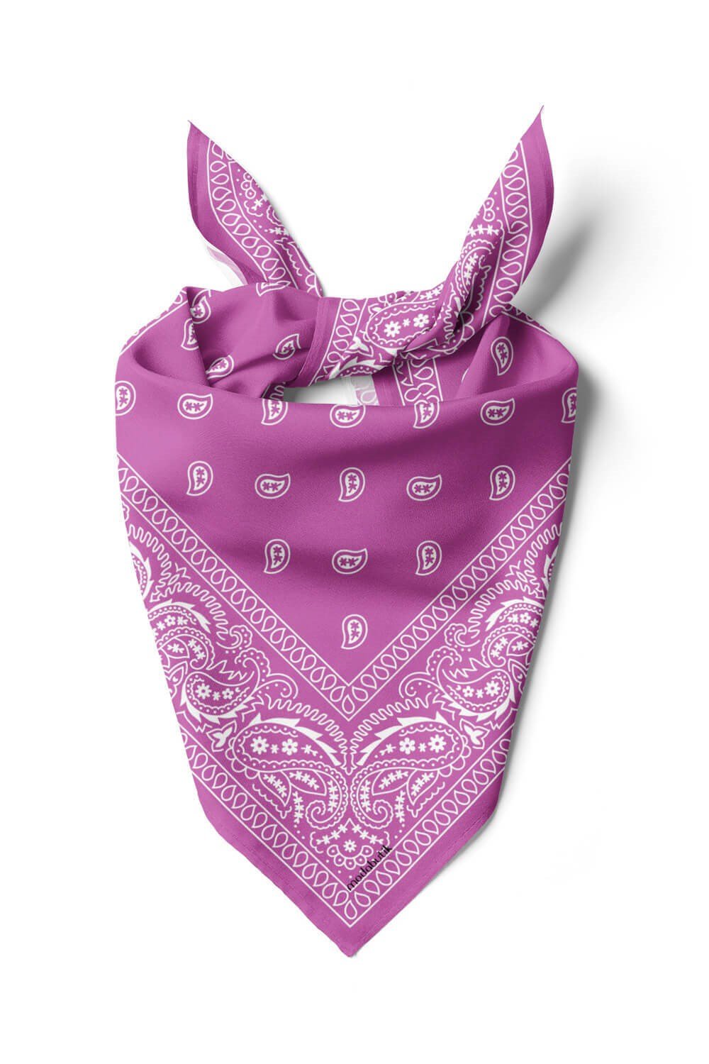 D81 Violla Şal Desenli Bandana
