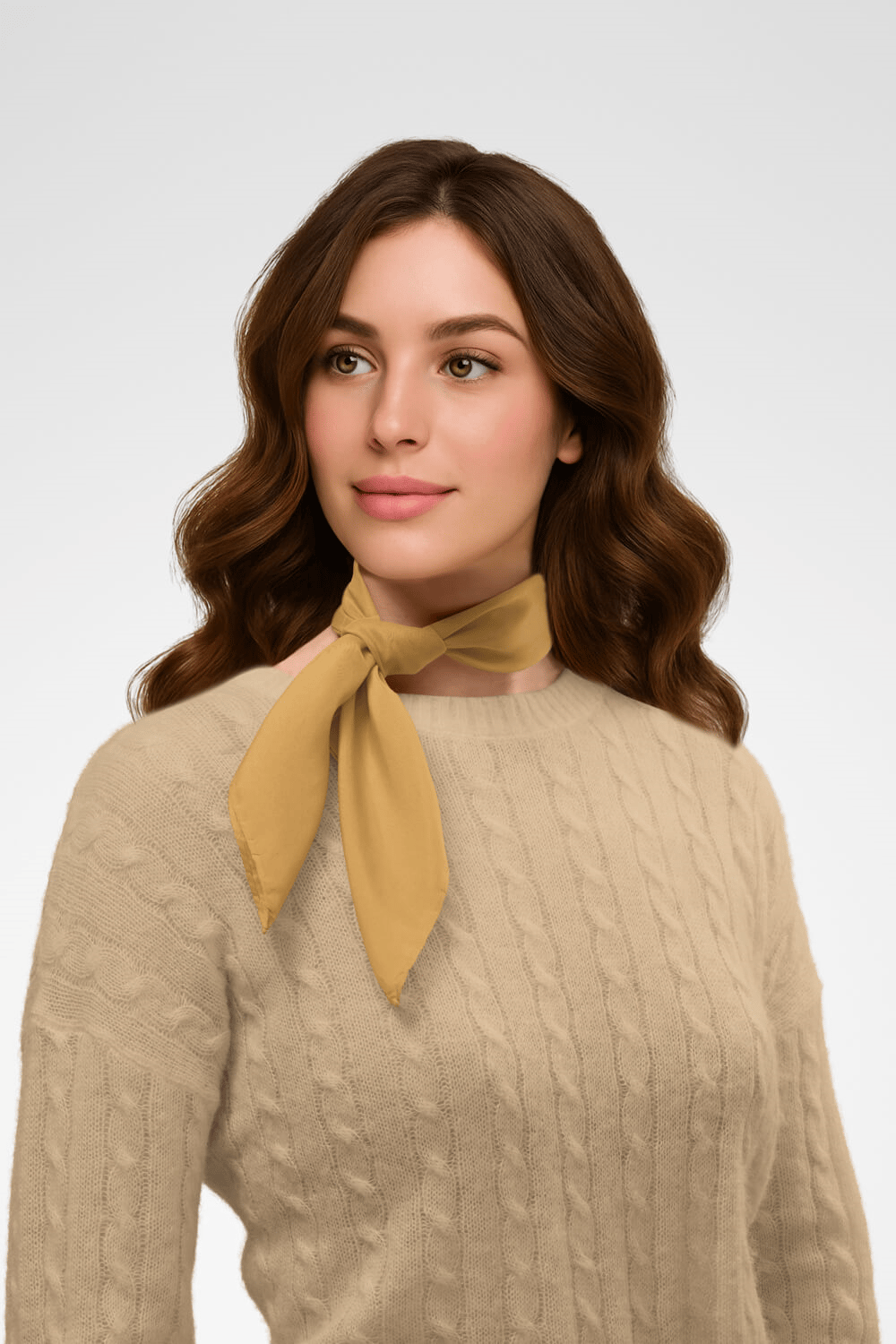 Şifon Gold Bandana