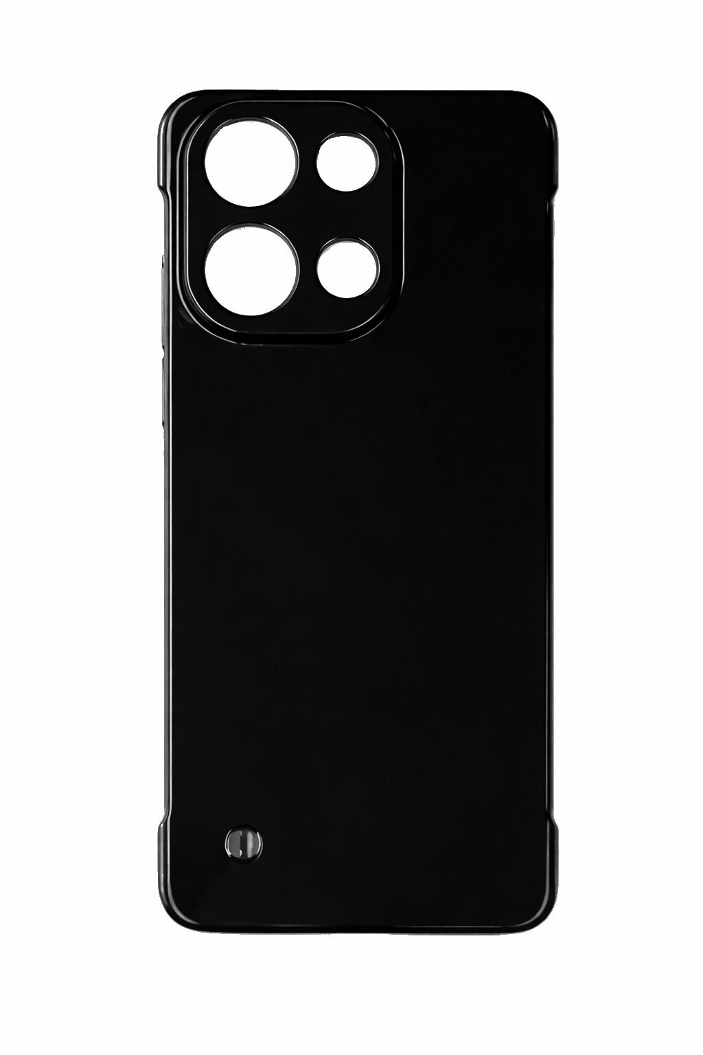 Redmi Note 13 4G-5G Uyumlu Kamera Korumalı Yanları Açık Sararmaz Sert Mika Şeffaf Kılıf