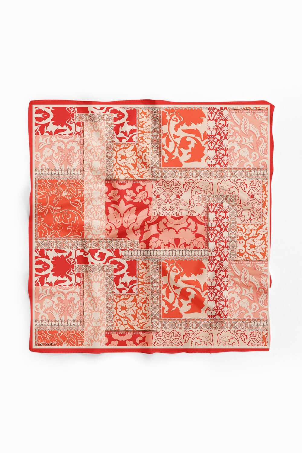 H52 Violla Karışık Desenli Bandana