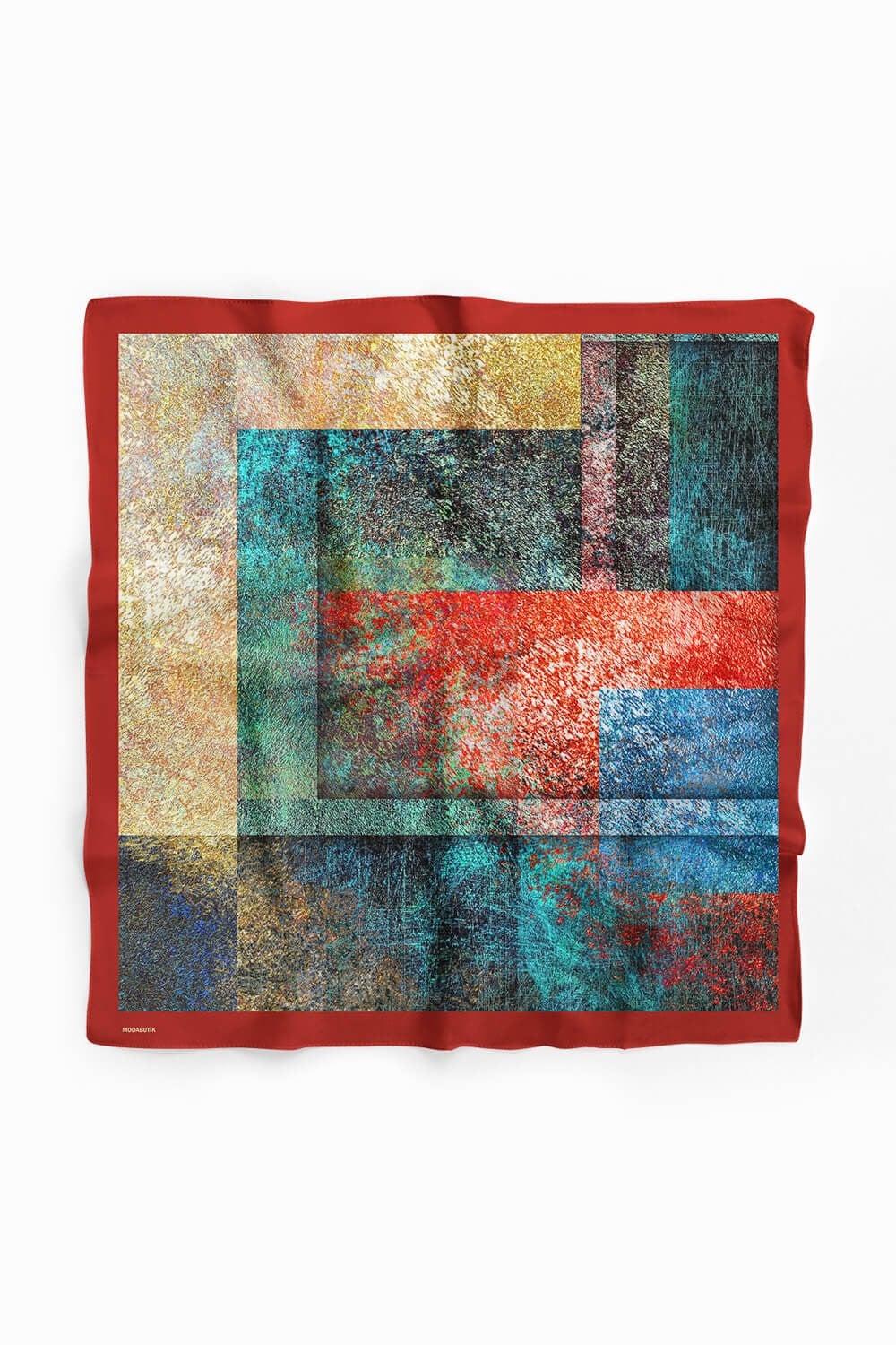 Violla Y81 Kadın Sonbahar Desenli Bandana 50x50 DG0460-22
