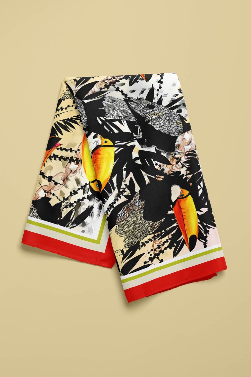 Violla F 56 PARROT FLOWERS BANDANA
