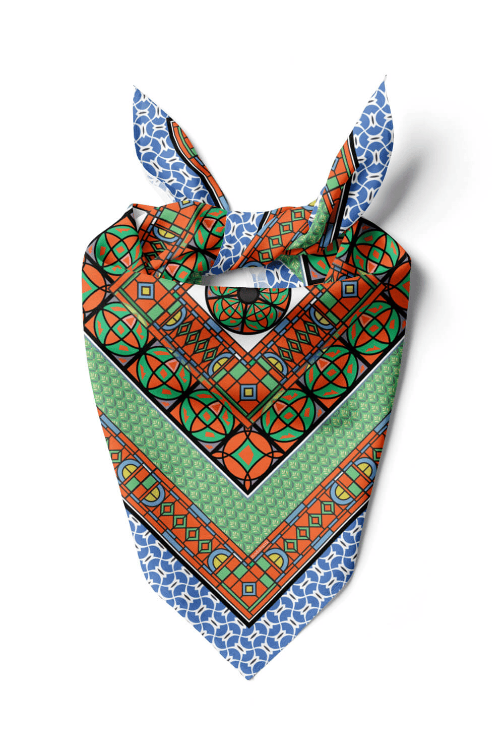 Y91 MODERN RETRO DESENLİ BANDANA DG12229