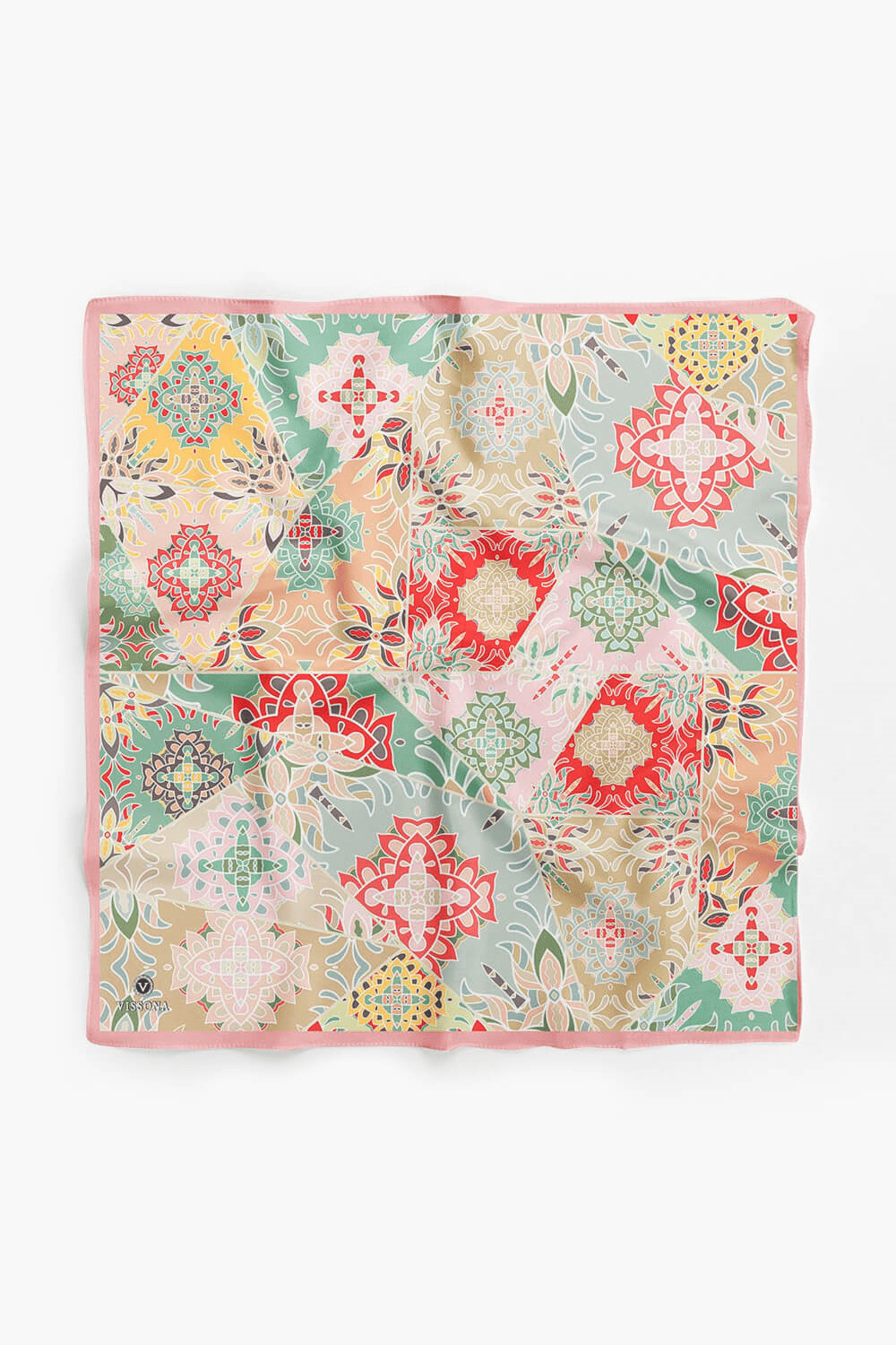 100% Silk Headscarf for Women - 22