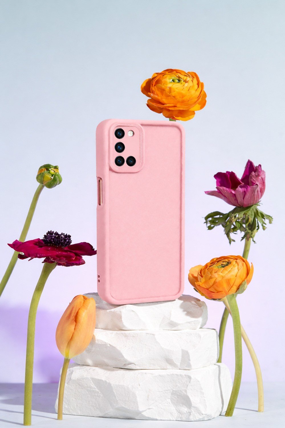 Oppo A52 4G / OPPO A72 4G / Oppo A92 4G Kılıf – Kamera Çıkıntılı – Mat Silikon Telefon Kılıfı