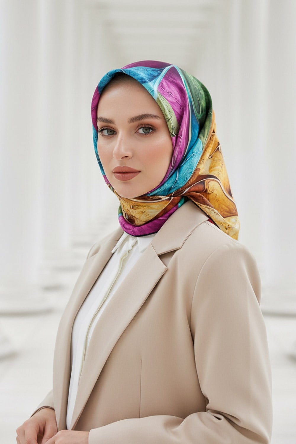 Twill İpek Eşarp