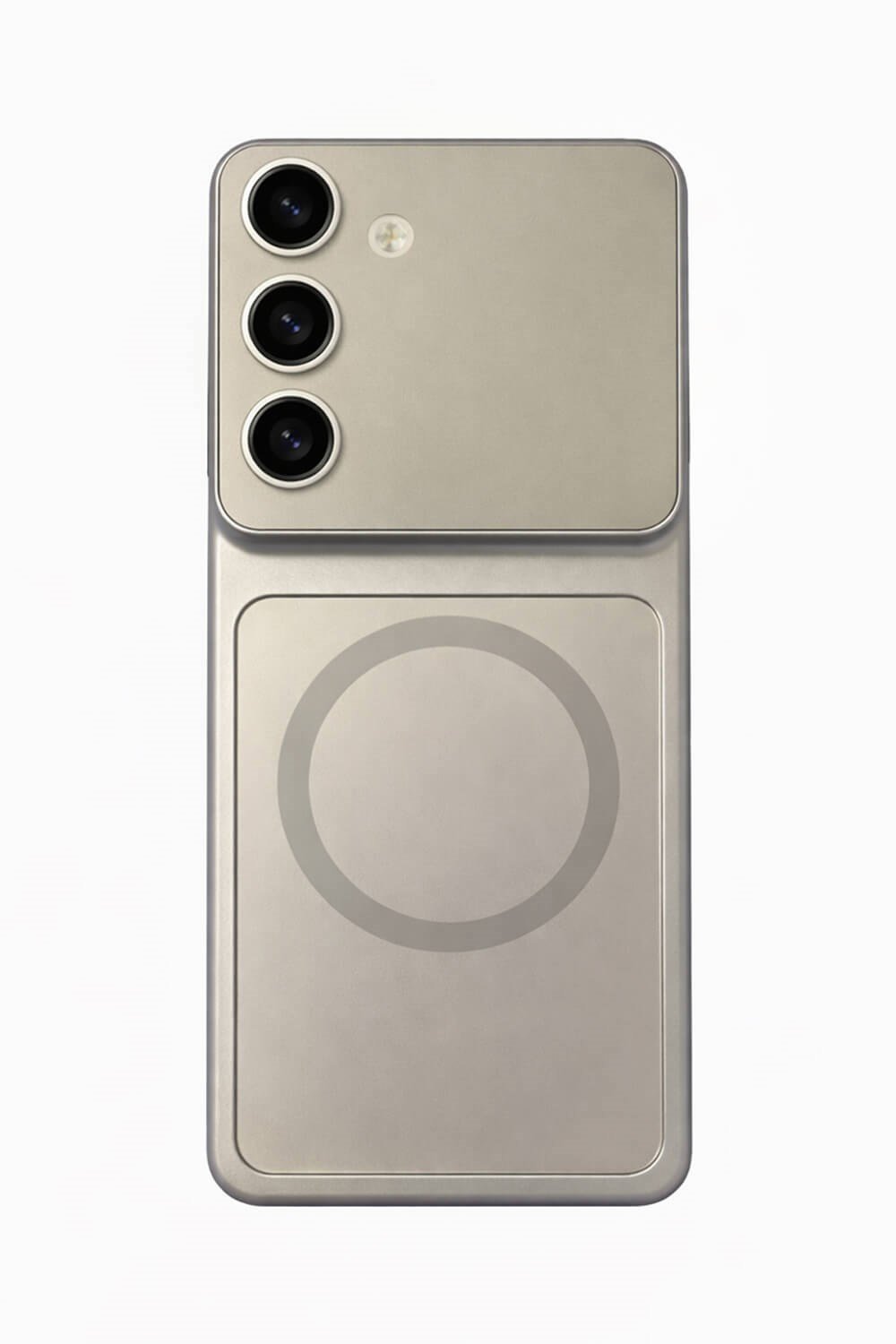 Samsung Galaxy S26 PLUS Uyumlu Kamera Korumalı Magsafe Wireless Şarj Özellikli Full Glass Arka Kapak