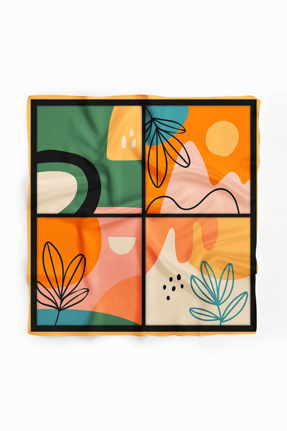 Violla Geometri Deseni Bandana