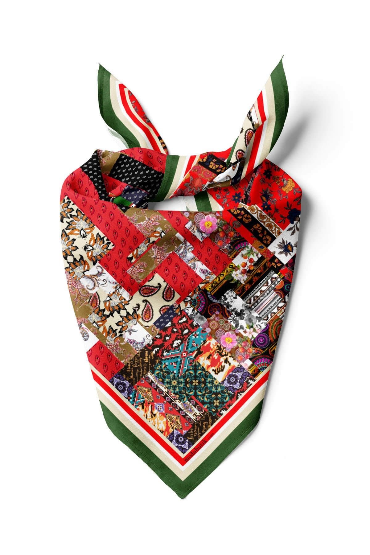 Violla F71 PATCHWORK FOLKLORIK  BANDANA  DG11988