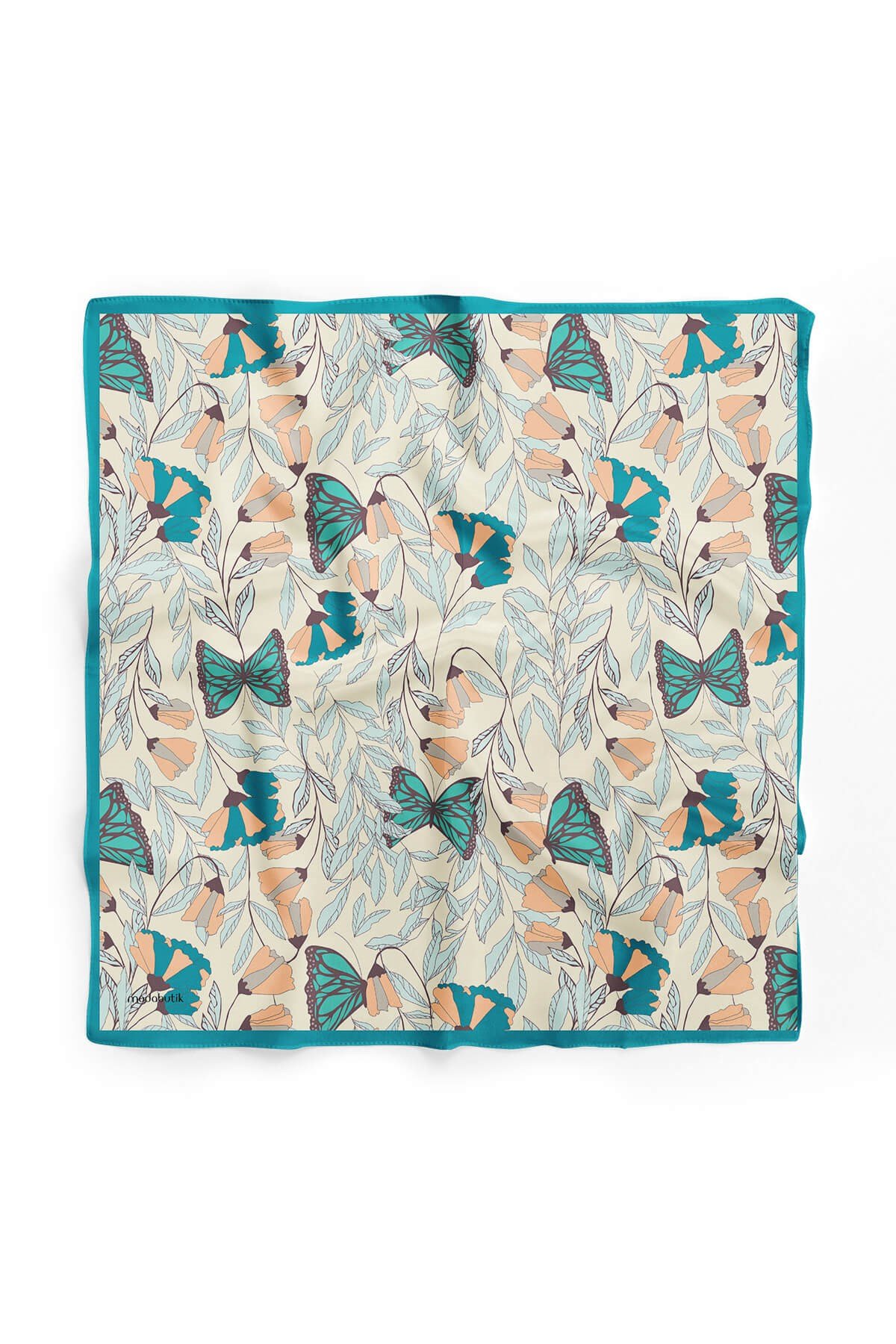 A119 Violla Kelebek Desenli Bandana