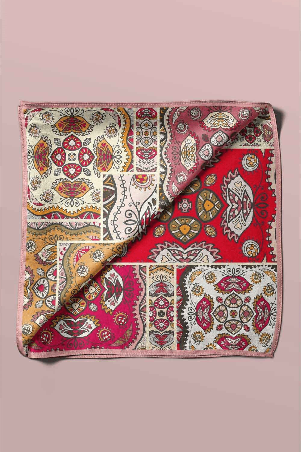 100% Silk Headscarf for Women - 22