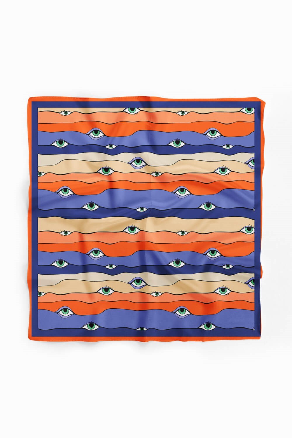 A12 Violla Göz Desenli Bandana