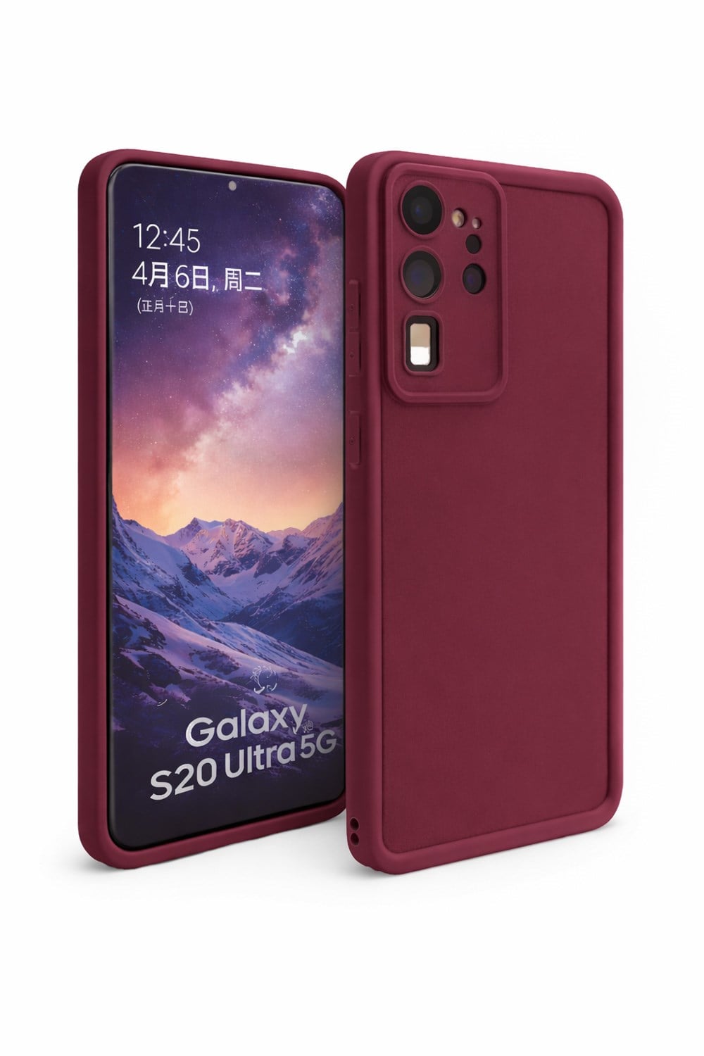 Samsung Galaxy S20 ULTRA Kılıf – Kamera Çıkıntılı – Mat Silikon Telefon Kılıfı
