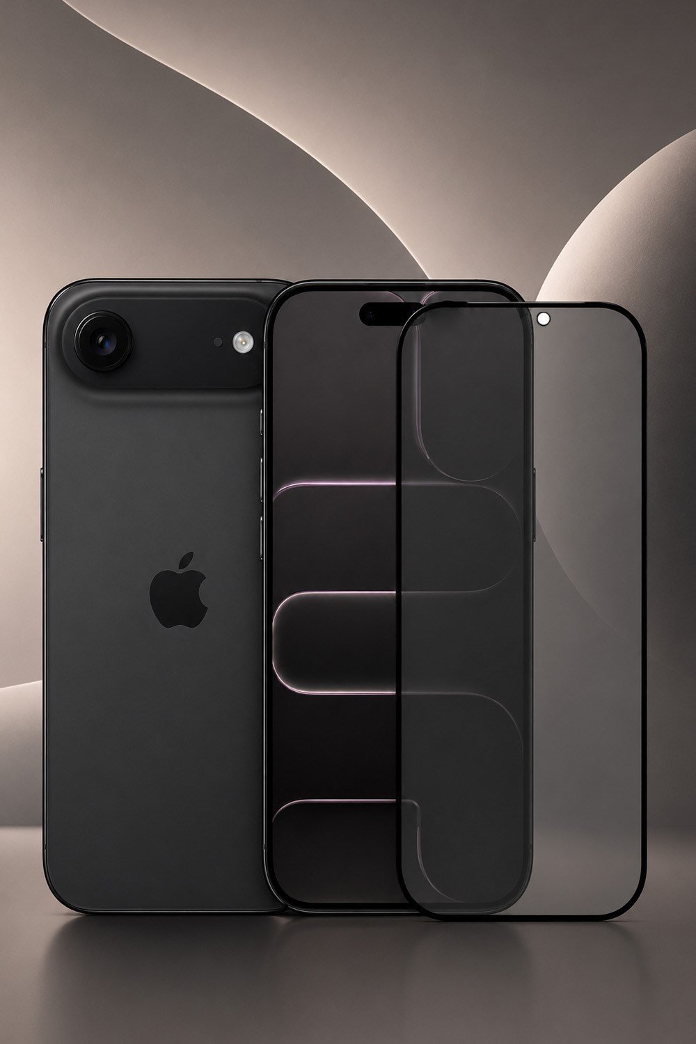 İPhone Air Hayalet Ekran Koruyucu % 100 Cam (Temperli)  Kolay Kurulum Aparatlı