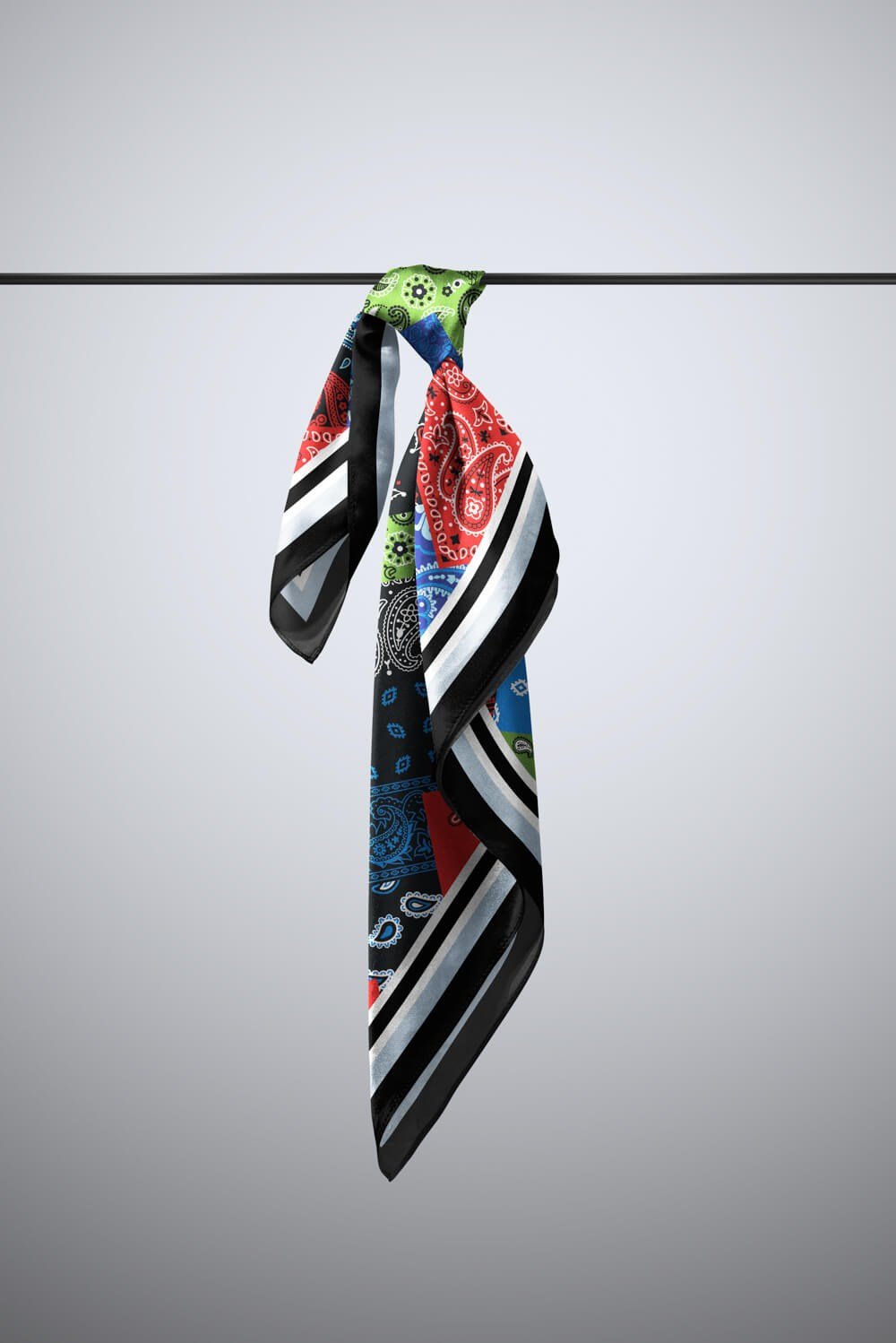 Violla F76  PATCHWORK  ŞAL DESENLİ BANDANA  DG11987
