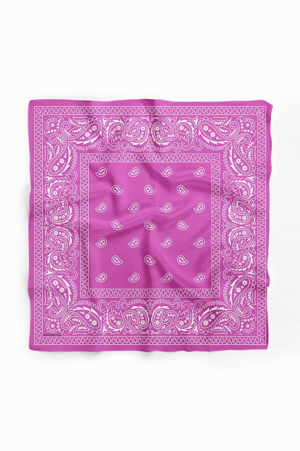C103 Violla Şal Desenli Bandana Pembe 35.1112.24.A
