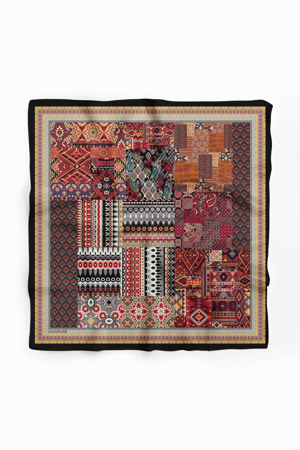 Violla E17 ETNIK ŞAL DESENLI BANDANA