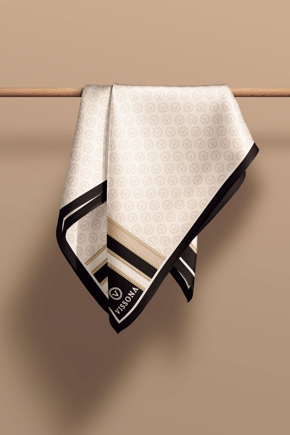 100% Silk Headscarf for Women - 22