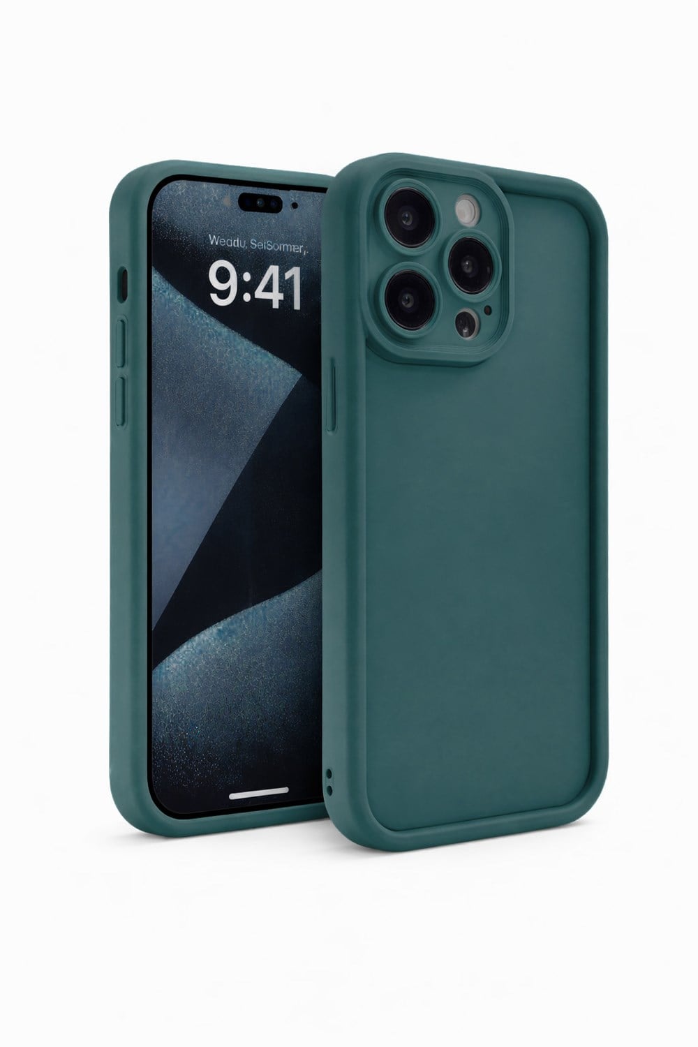 iPhone 15 Pro Max Kılıf – Kamera Çıkıntılı – Mat Silikon Telefon Kılıfı