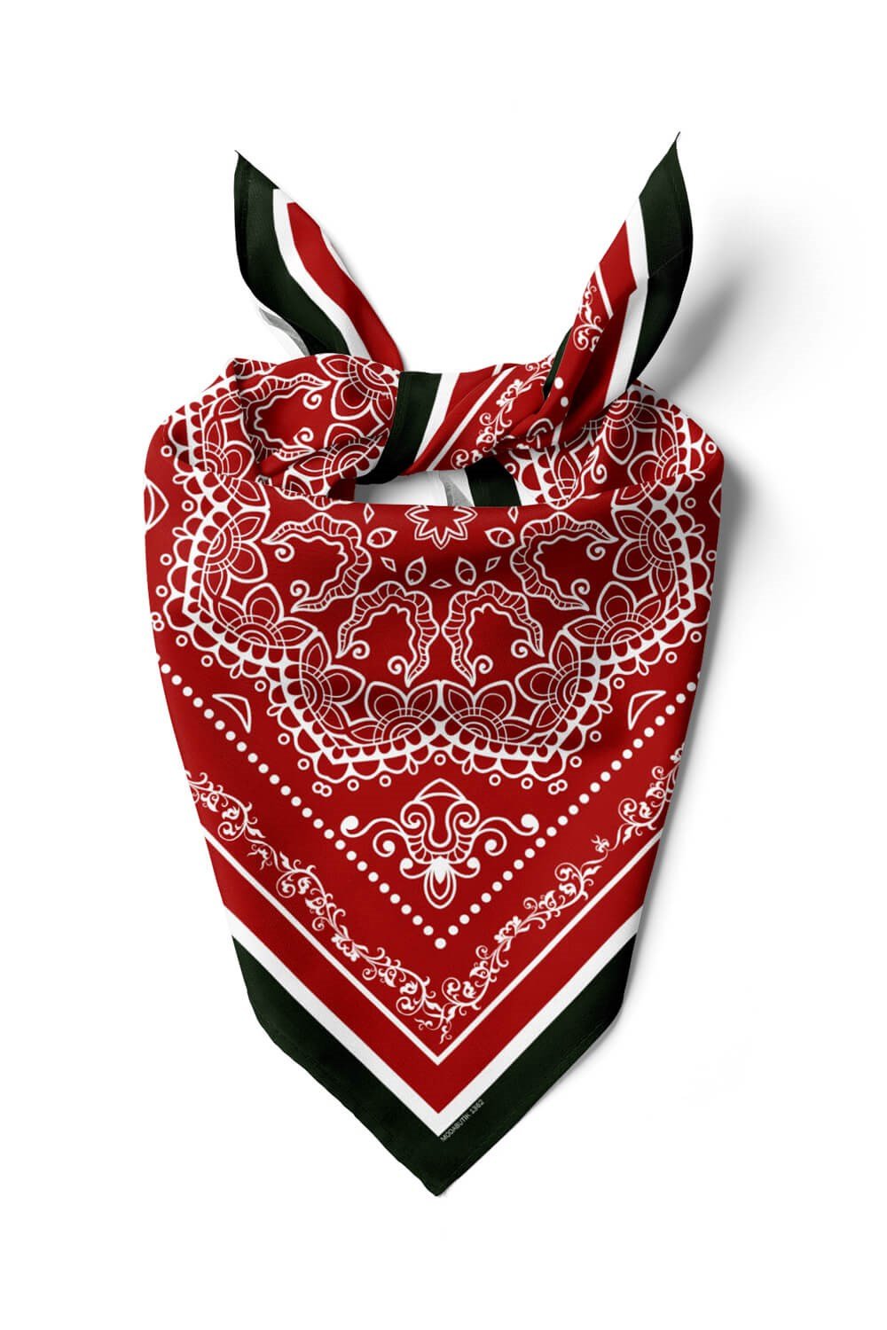 Violla Kadın Kırmızı Şal Desenli 50x50 Bandana HYL DG01362-22