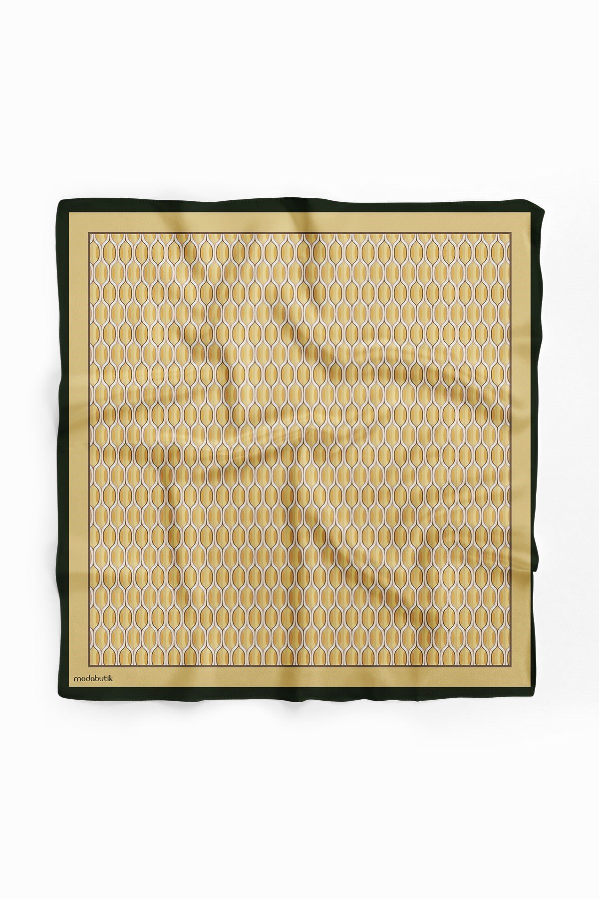 Violla Kadın Geometrik Desenli 50x50 Bandana HYL DG01605-22