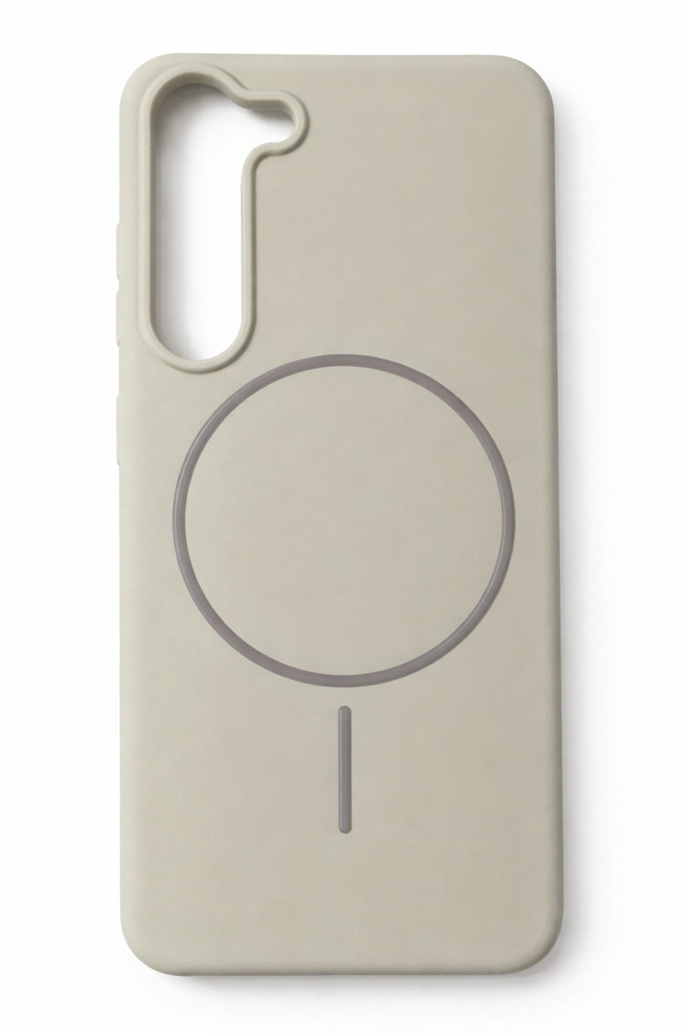 Samsung Galaxy S23 Plus Kılıf – İçi Kadife – MagSafe Uyumlu – Taş Renk – Telefon Kılıfı