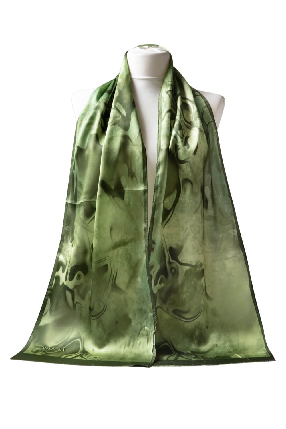 100% Silk Head Scarf for Women - 12