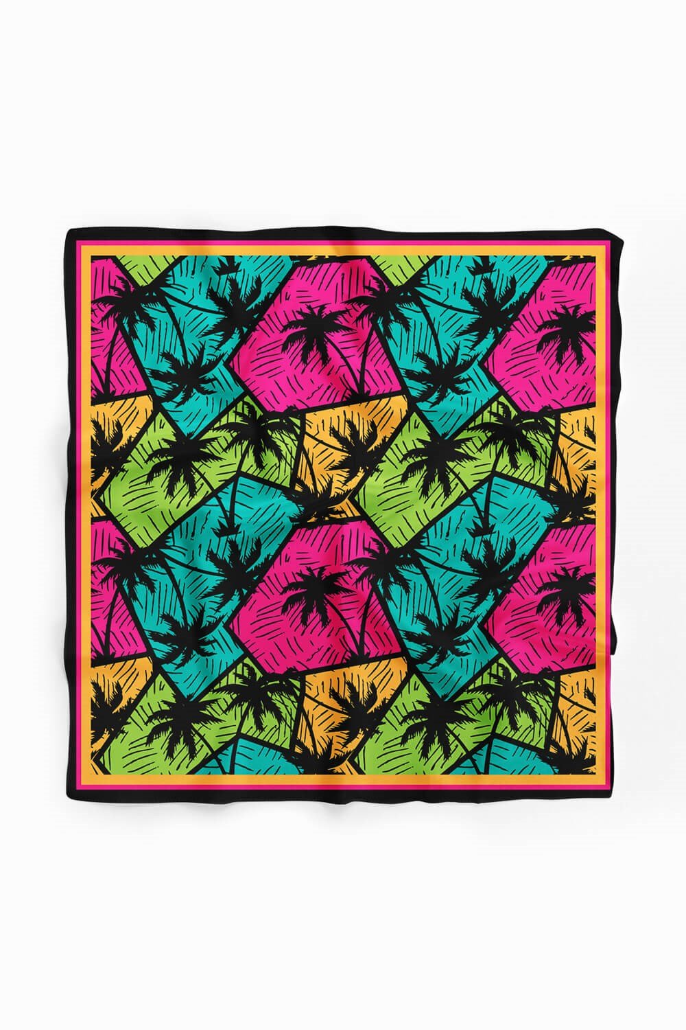 A90 Violla Peace Love Desenli Bandana