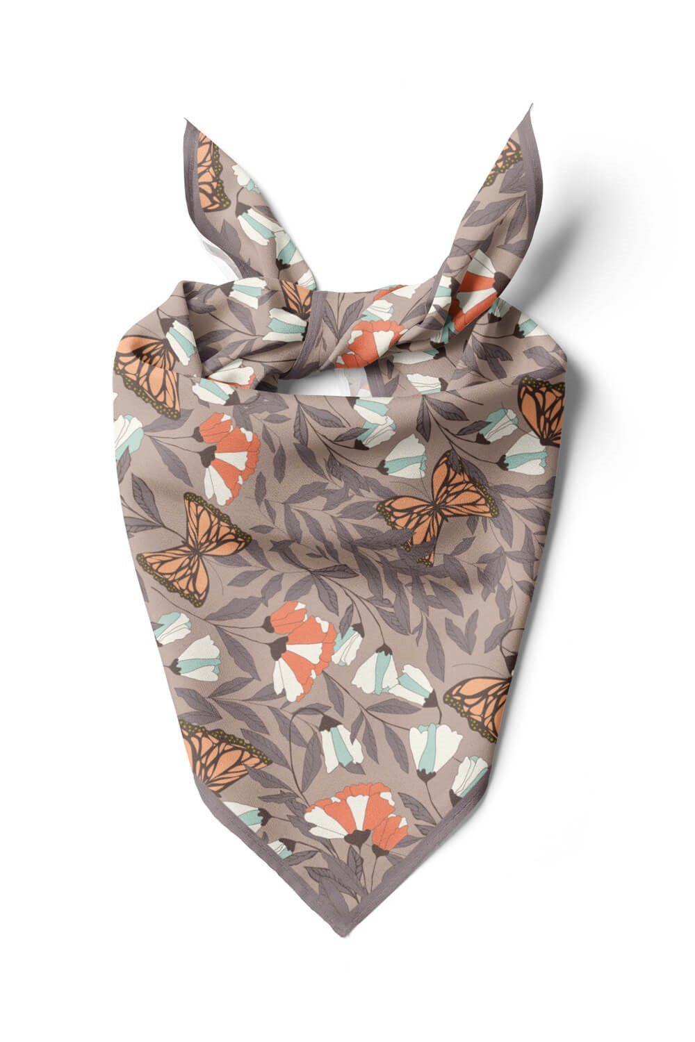 Z26 Violla Kelebek Desenli Bandana