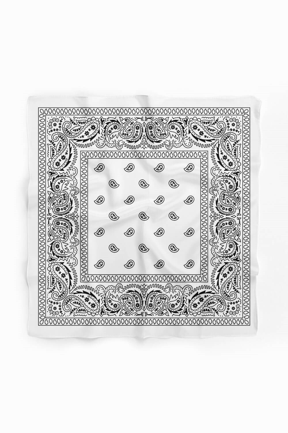 Violla A4 WHITE ŞALLI BANDANA DG12196